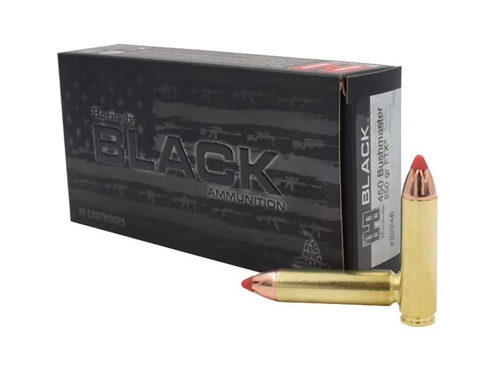 Hornady Black 450 Bushmaster 250 Gr. FTX