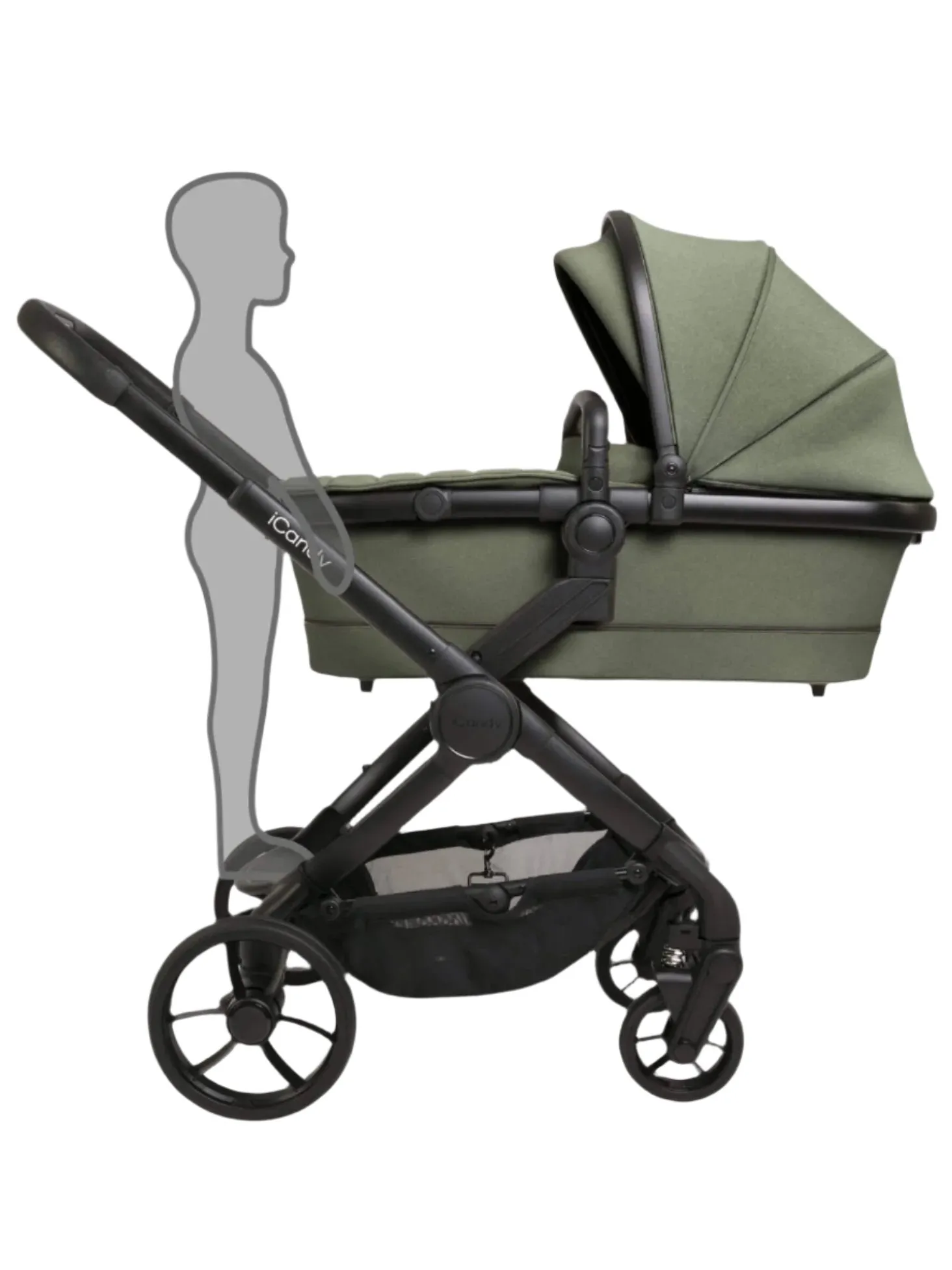 iCandy Peach 7 Complete Travel System with Cybex Cloud T and ISOFIX Base - Ivy