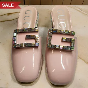 Imported Fashionable Embellished Block  Heel Sandal