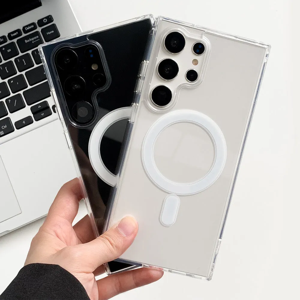 INSTOCK-Samsung transparent magnetic case