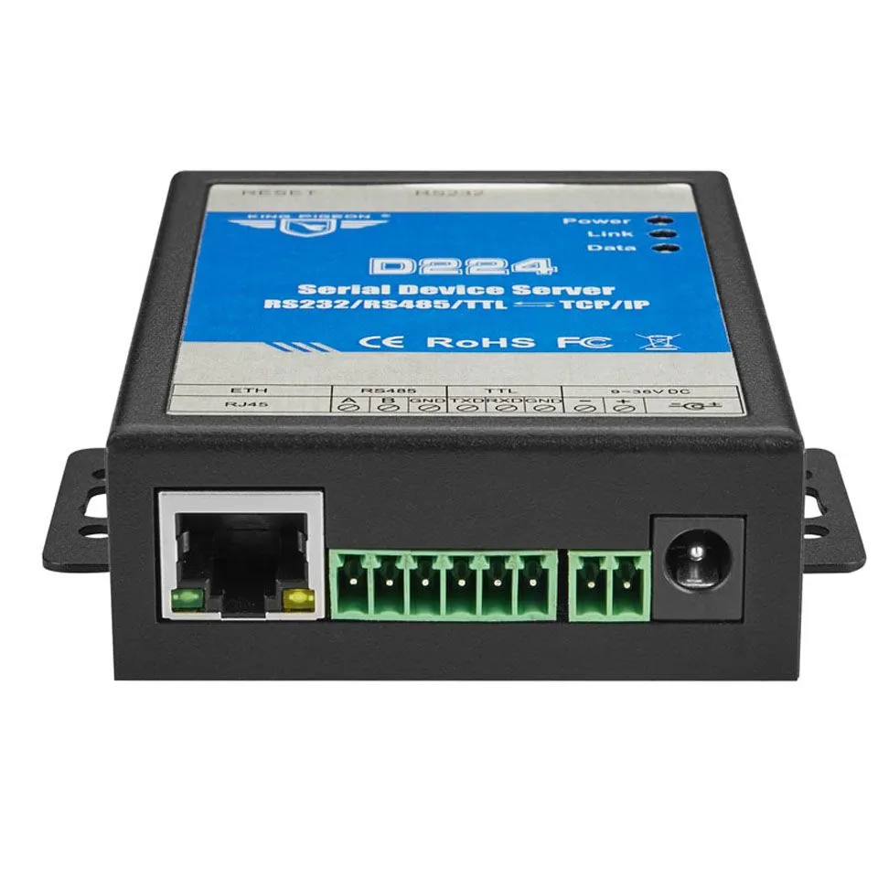 IoT Product Serial Device Server D224(RS485/232/TTL to TCP/IP Converter)
