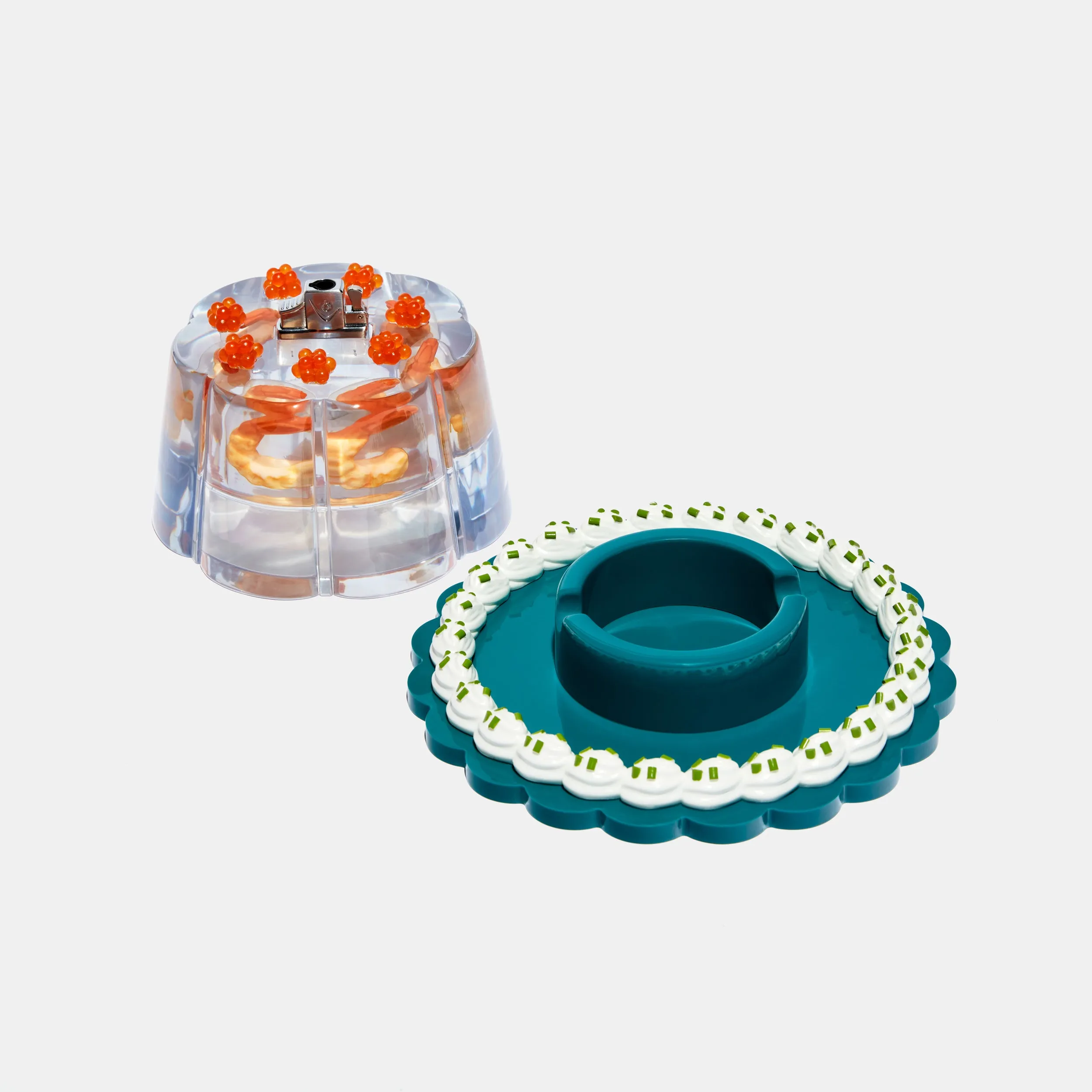 Jelly Tabletop Lighter in Shrimp