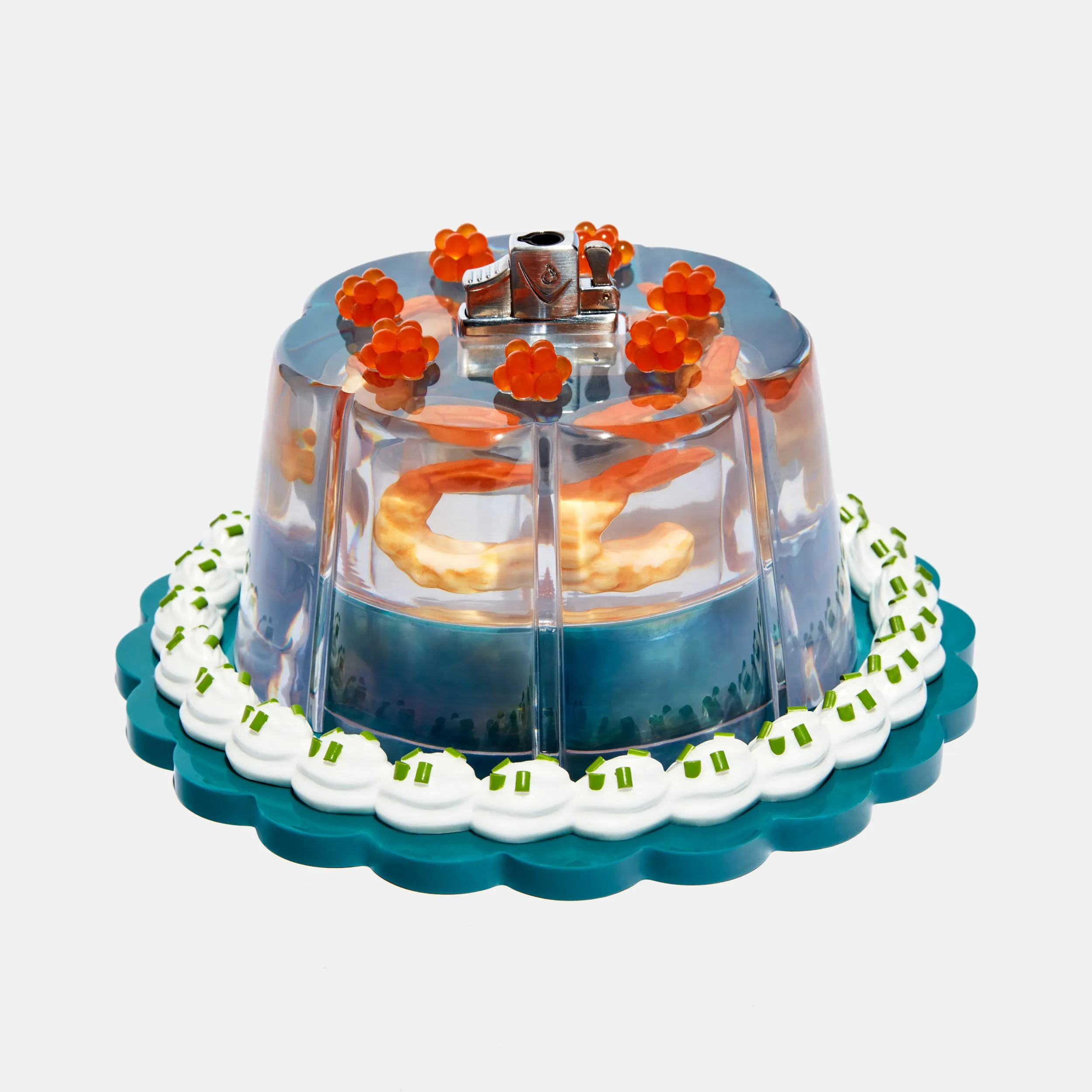 Jelly Tabletop Lighter in Shrimp