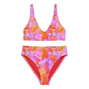 Jellyfish Blaze High Waisted Sustainable Bikini