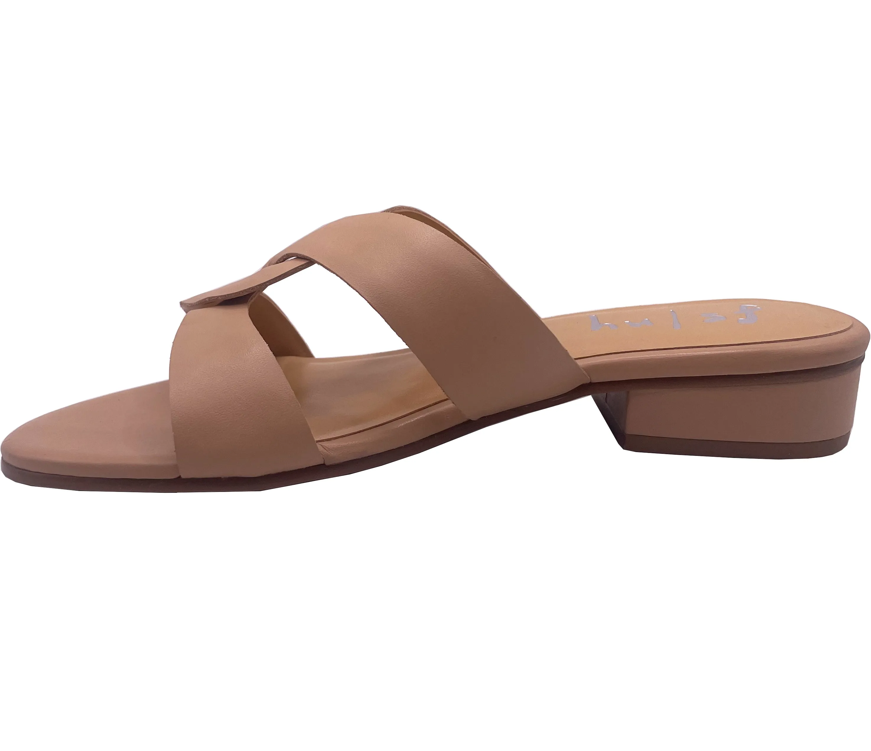 Katrina - Beige Leather