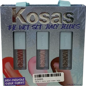 Kosas Holiday Wet Lip Jellies Trio Gloss 2mlx3