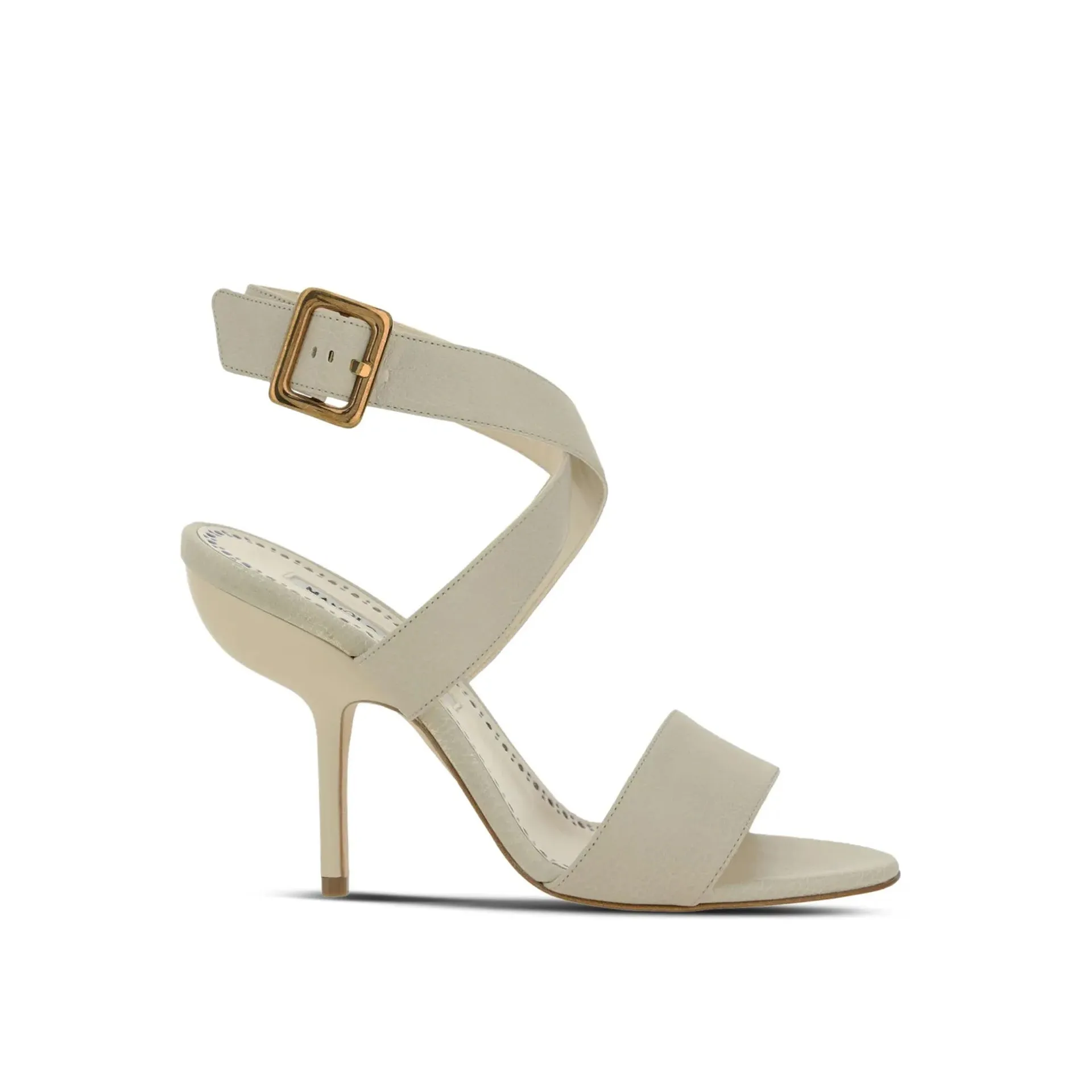 MANOLO BLAHNIK Helua 105 Leather Sandals for Women