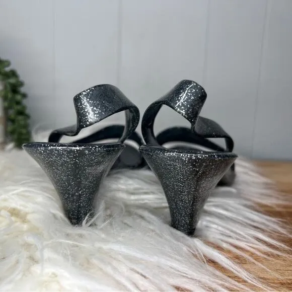 Marc by Marc Jacobs | Jelly Sparkle Slingback Sandal | Size 6