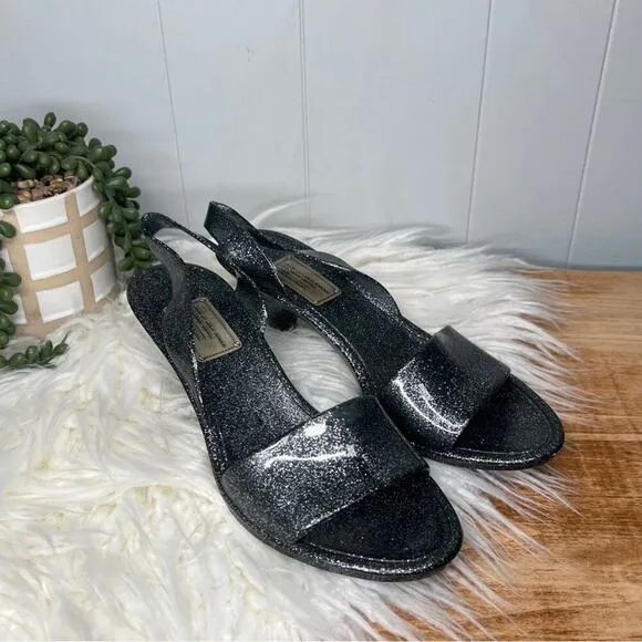 Marc by Marc Jacobs | Jelly Sparkle Slingback Sandal | Size 6