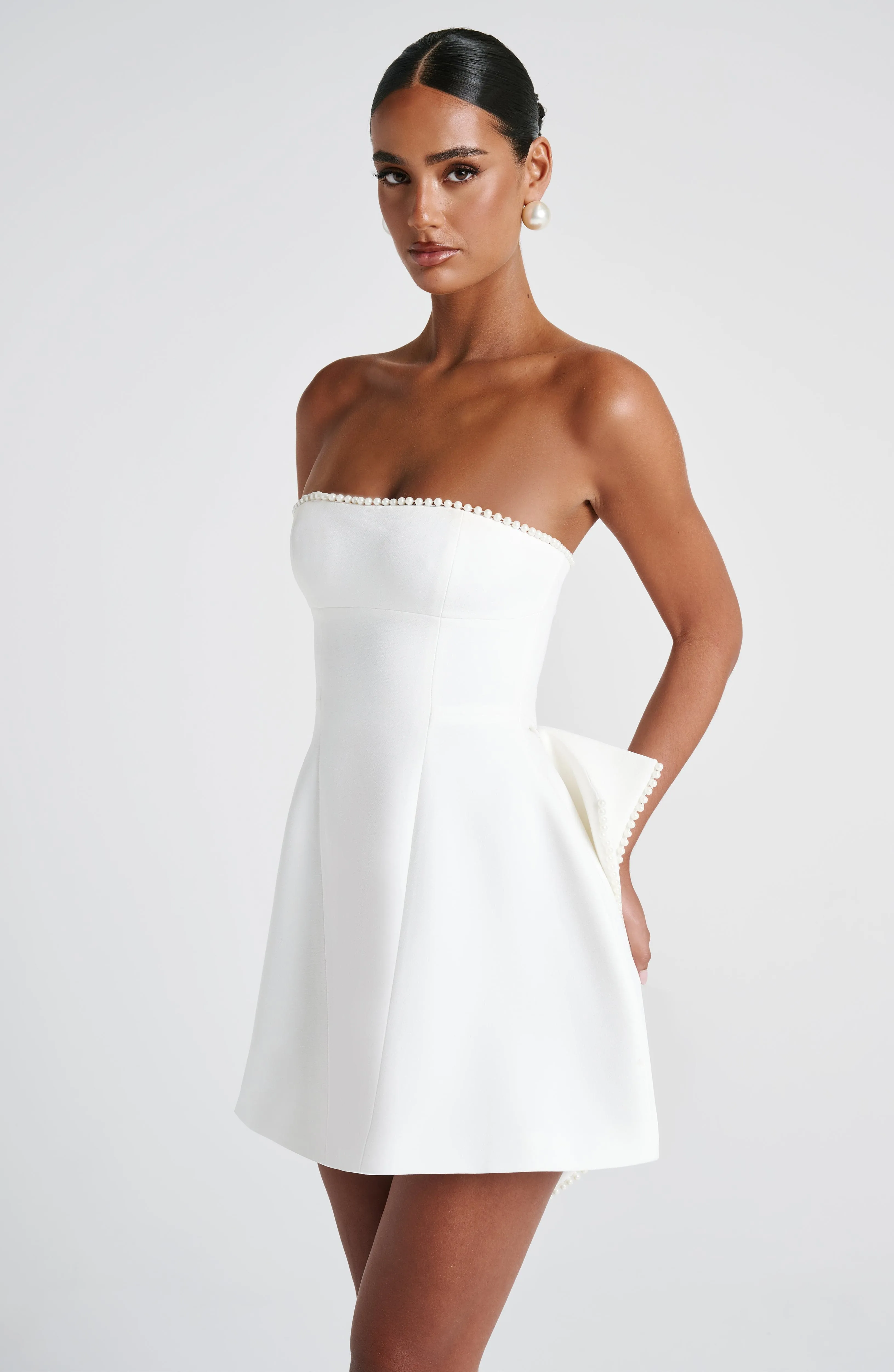 Martina Mini Dress - Ivory