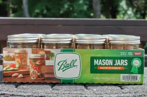 Mason Canning Jars - Regular Jelly 8 oz (Half Pt.) Ball