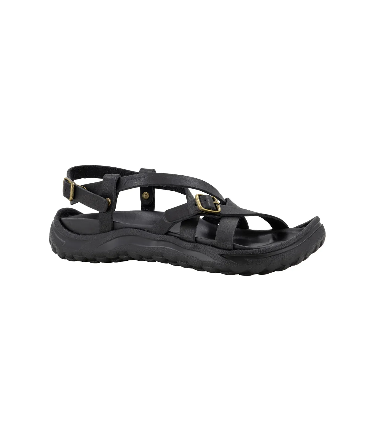 MBT Aya Black Womens Recovery Sandals