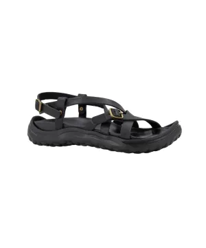 MBT Aya Black Womens Recovery Sandals