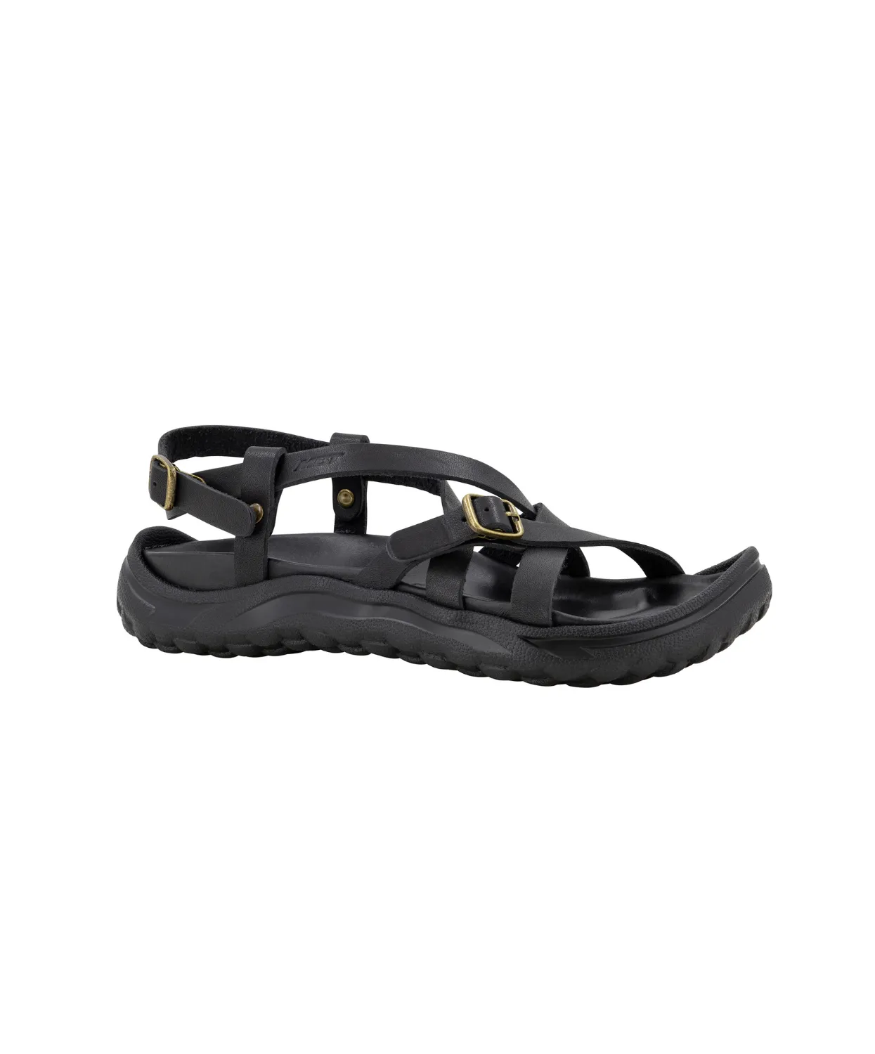 MBT Aya Black Womens Recovery Sandals