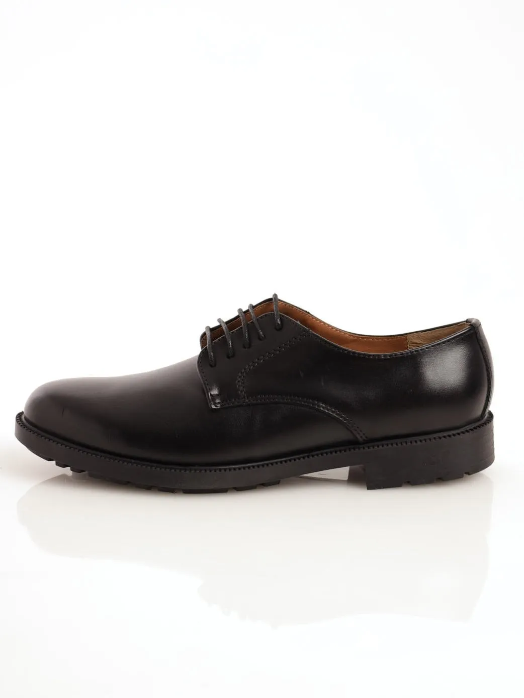 Men's Chunky Sole Penny Moccasin Shoe - Black