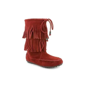 Minnetonka Moccasin Women's Dallas Double Fringe Bootie
