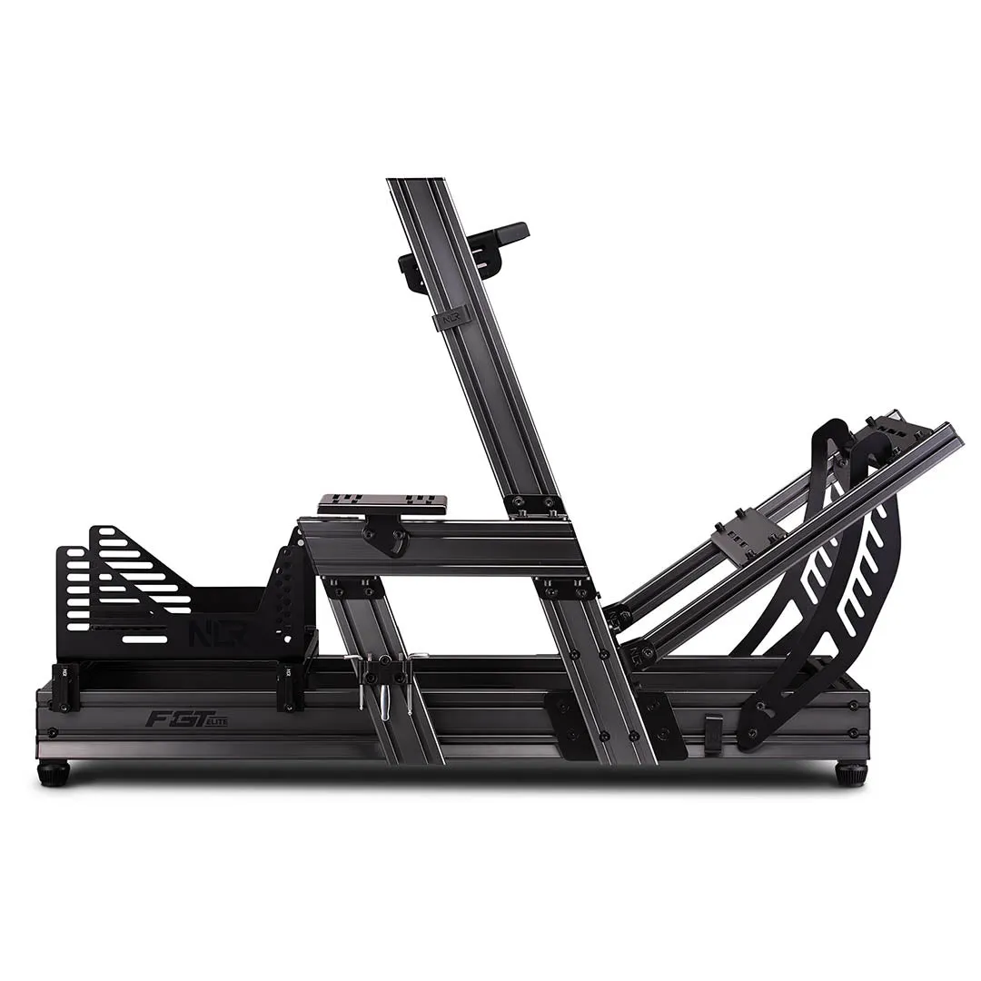 Next Level Racing F-GT Elite Formula & GT Aluminium Profile Simulator Cockpit - Wheel plate Edition