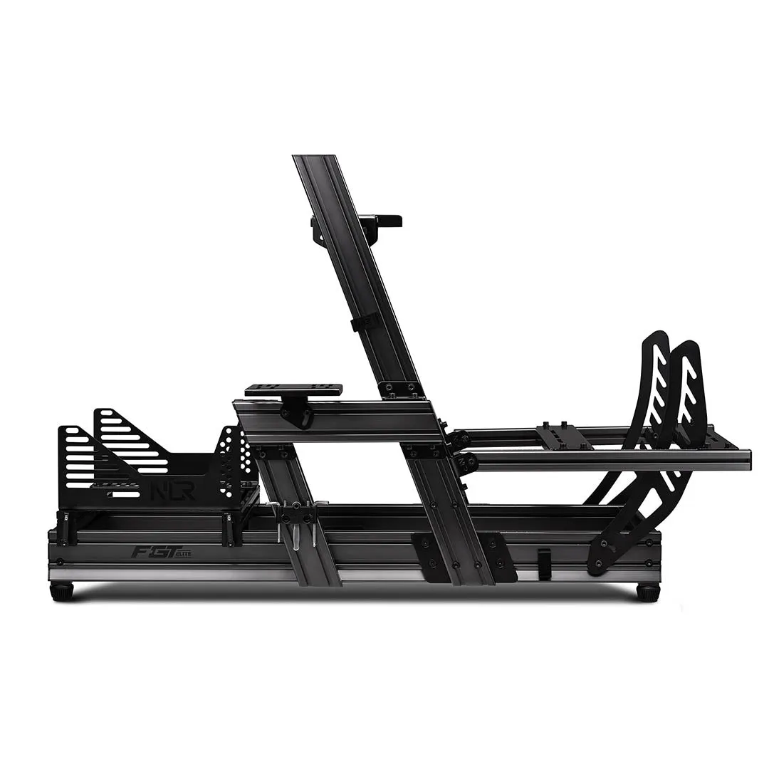 Next Level Racing F-GT Elite Formula & GT Aluminium Profile Simulator Cockpit - Wheel plate Edition