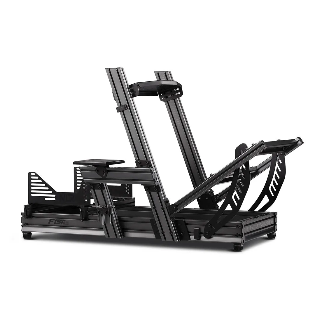 Next Level Racing F-GT Elite Formula & GT Aluminium Profile Simulator Cockpit - Wheel plate Edition