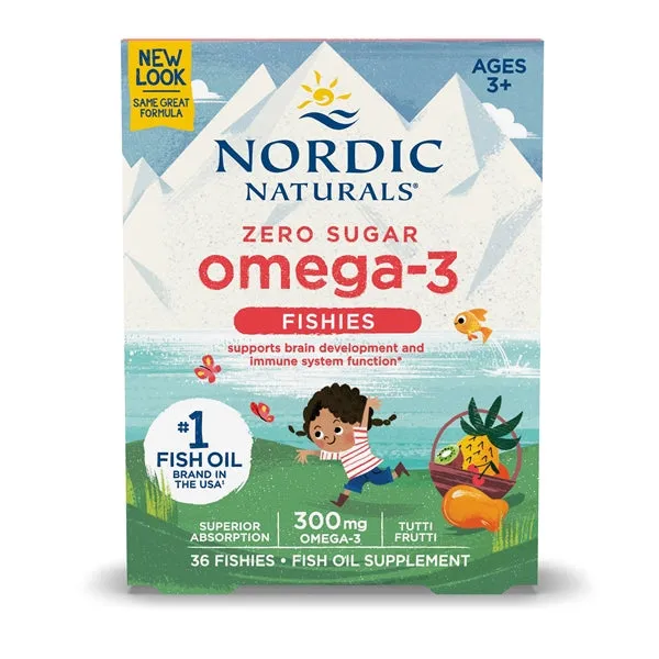 Nordic Omega-3 Fishies 36 Fishies Tutti Frutti