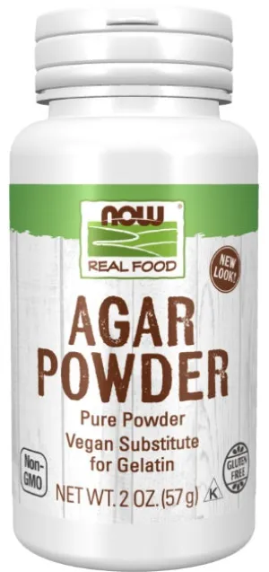 Now Real Food Agar Powder (Vegetarian Gelatin Substitute), 57g