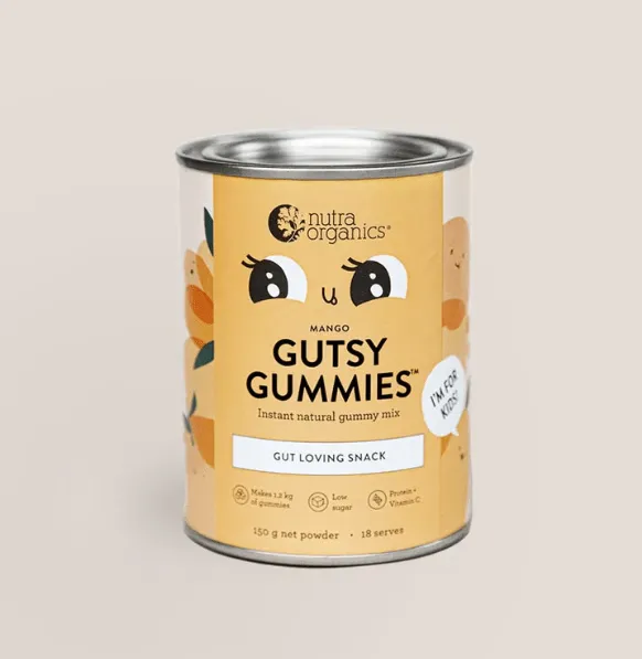 Nutra Organics Gutsy Gummies - Mango
