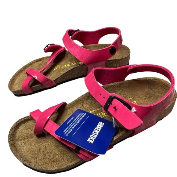 NWT BIRKENSTOCK Taormina kids hot pink size 34/ US 3