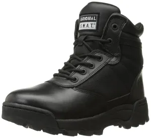 Original S.W.A.T. Men's Classic 6" Side-Zip Men's Military & Tactical Boot - Black