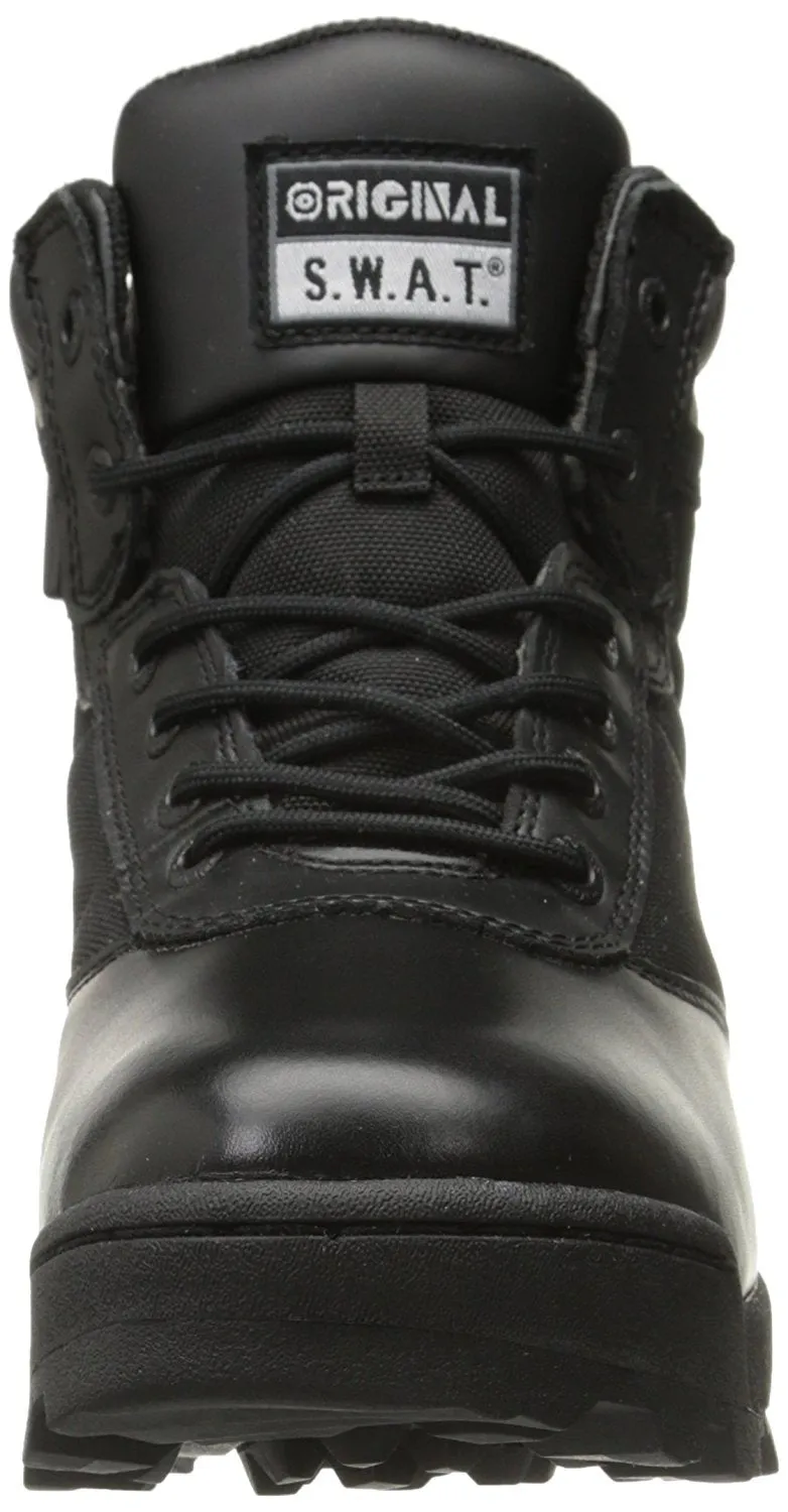 Original S.W.A.T. Men's Classic 6" Side-Zip Men's Military & Tactical Boot - Black