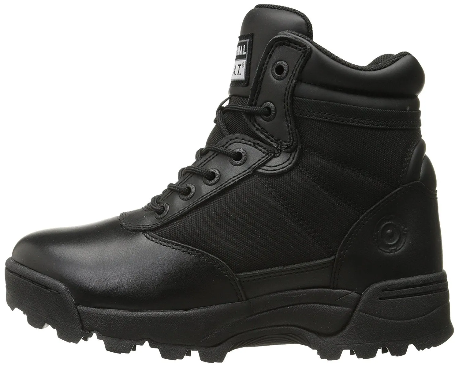 Original S.W.A.T. Men's Classic 6" Side-Zip Men's Military & Tactical Boot - Black