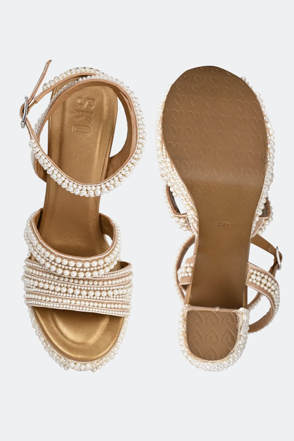 Parili Gold Wedges For Women