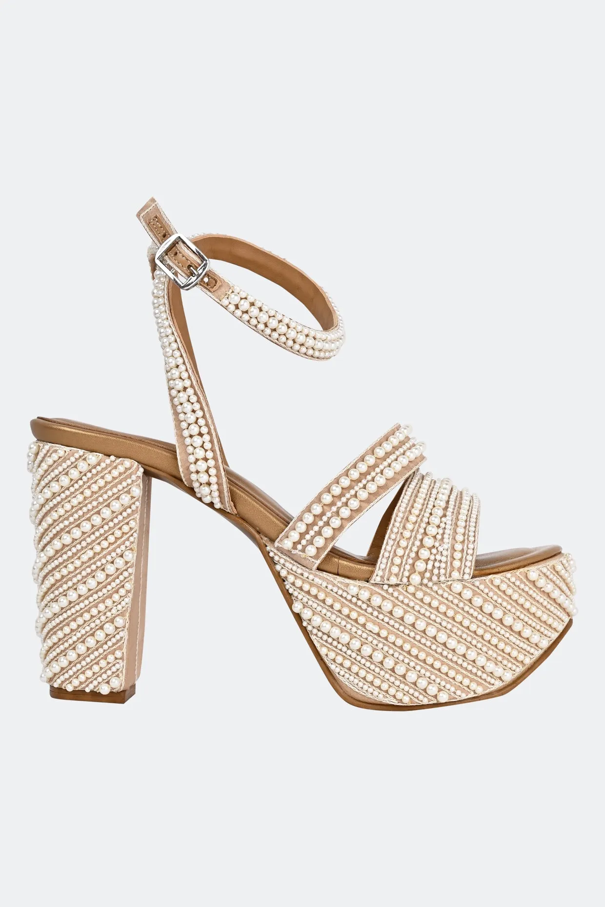 Parili Gold Wedges For Women