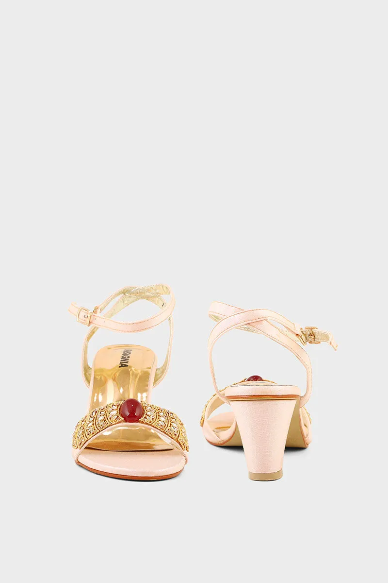 Party Wear Sandal I23668-Peach