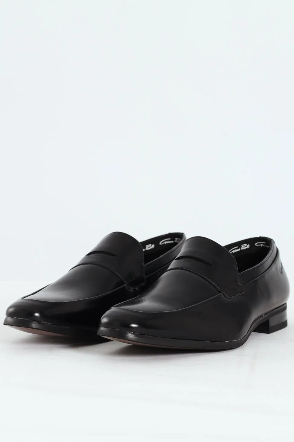 Penny Moccasin Slip On - Black