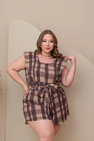 Plaid Romper