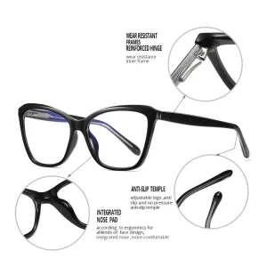 Pro Acme Cat Eye Blue Light Blocking Glasses Computer Glasses for Women anti Radiation Glasses Gafas Luz Azul 100 UV400 PC1447