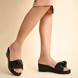 Ragusa Black Wedges For Women
