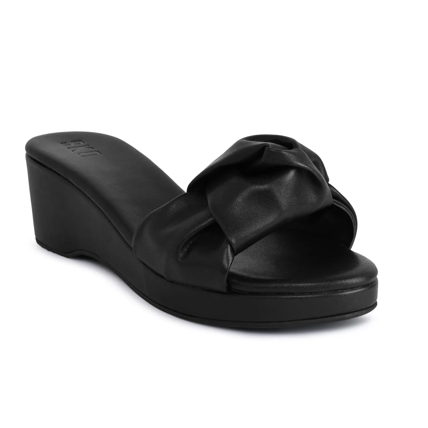 Ragusa Black Wedges For Women