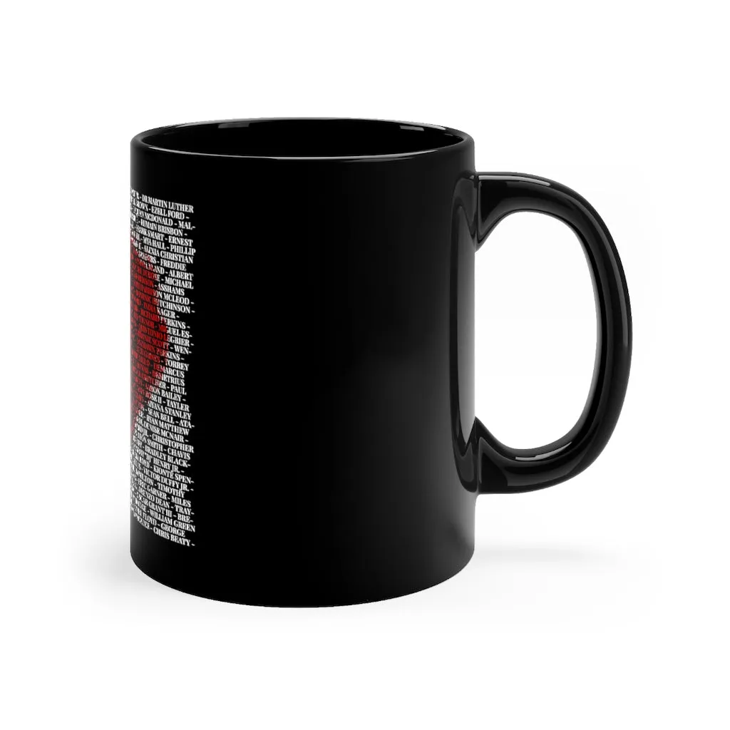 SAY THIER NAMES IN LOVE© - Black mug 11oz