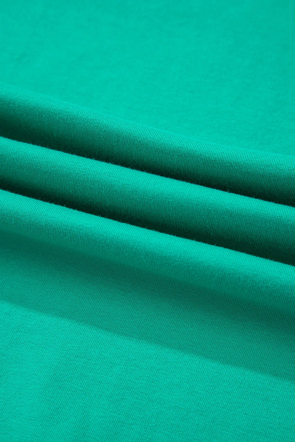 Sea Green Sequin Mardi Gras Letter Graphic T Shirt