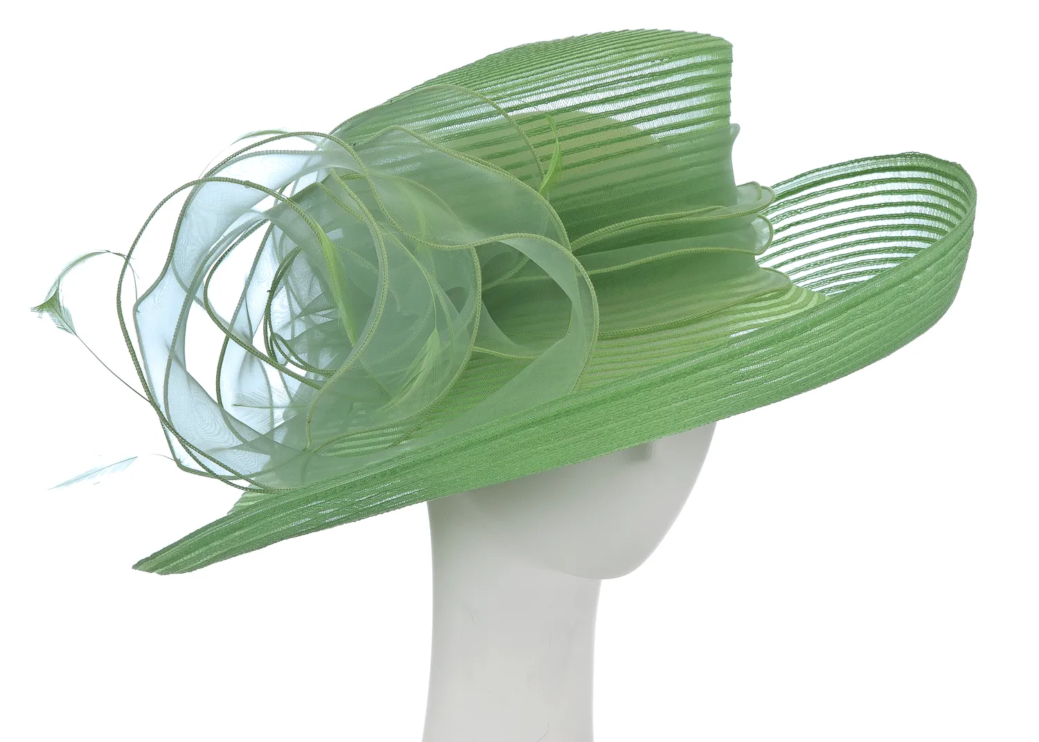 sheer ~ pale green