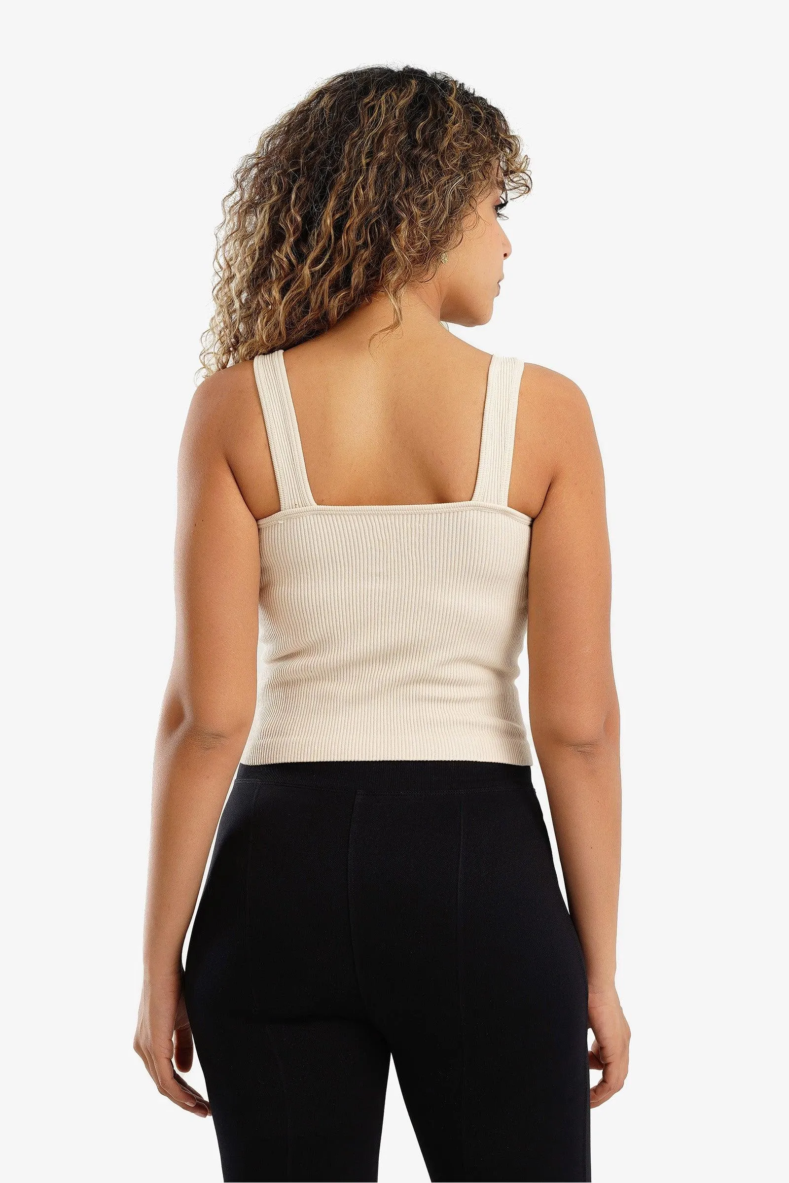 Square Back Ribbed Top