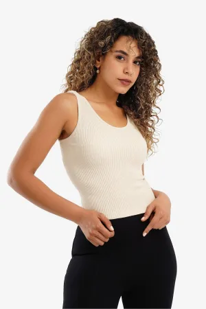Square Back Ribbed Top
