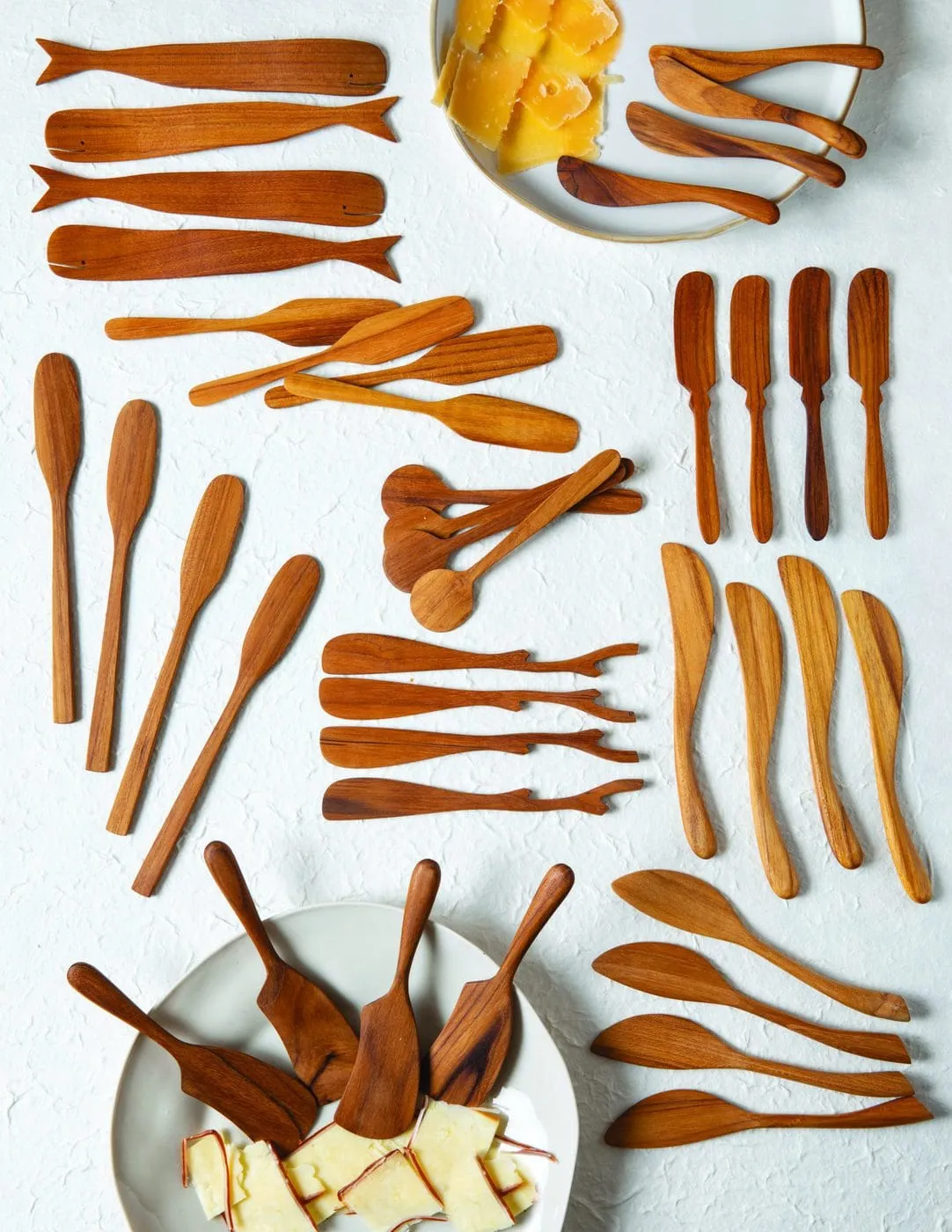 Teak Oar Spreaders, Set of 4