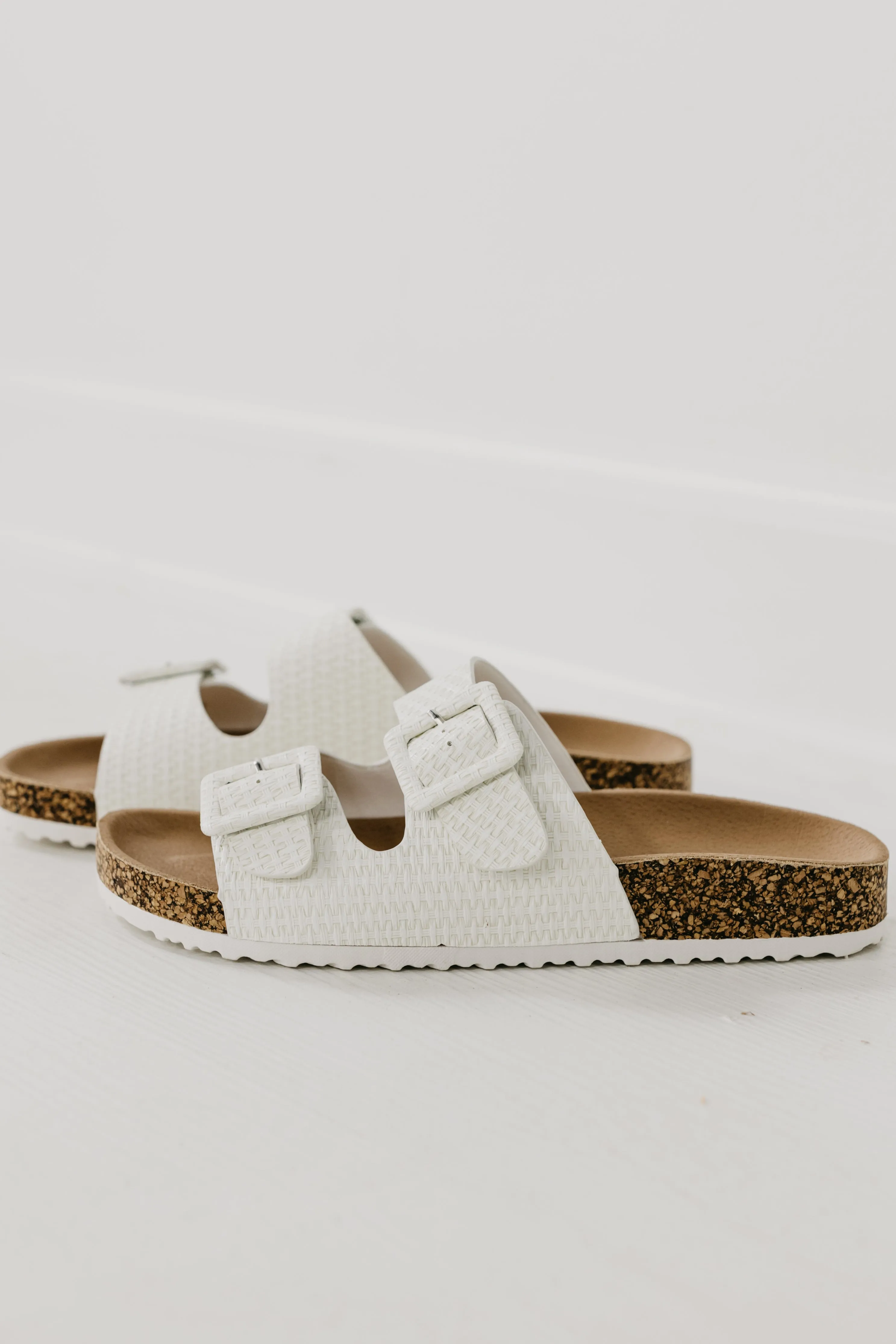 The Amara Raffia Double Strap Sandal
