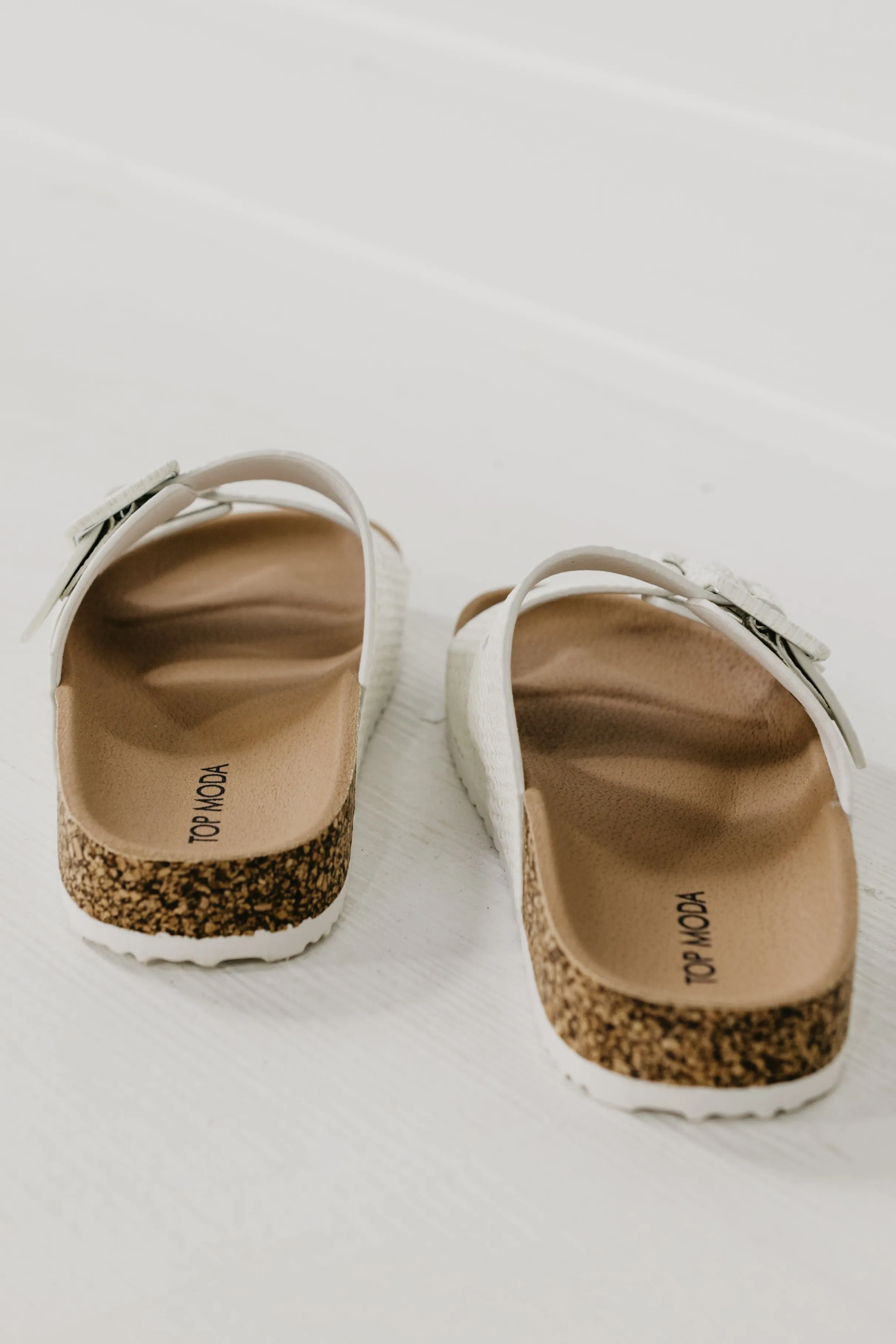 The Amara Raffia Double Strap Sandal