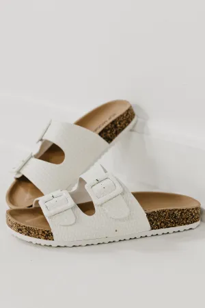 The Amara Raffia Double Strap Sandal