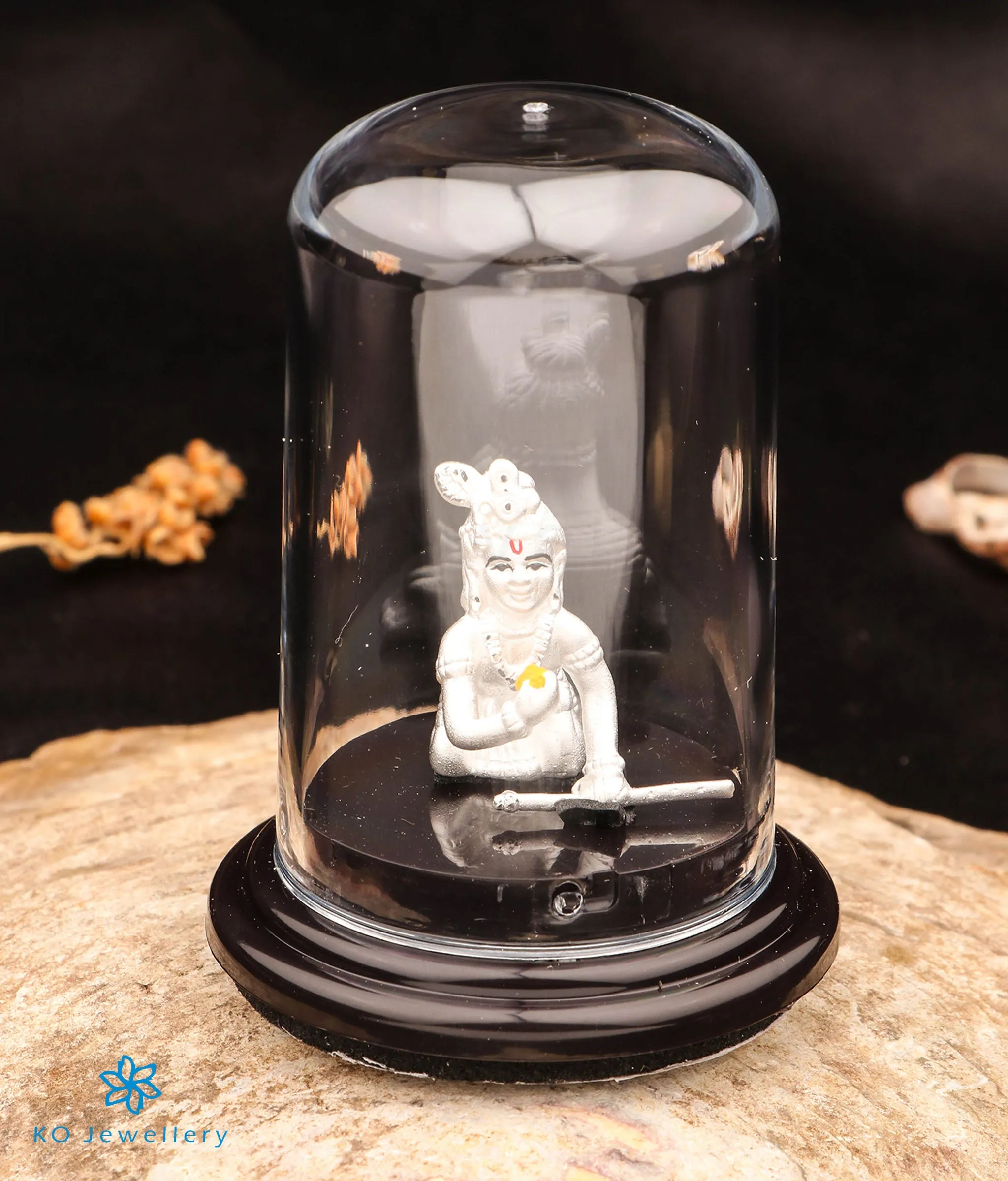 The Bal Krishna 999 Pure Silver Idol (2.75 inches)