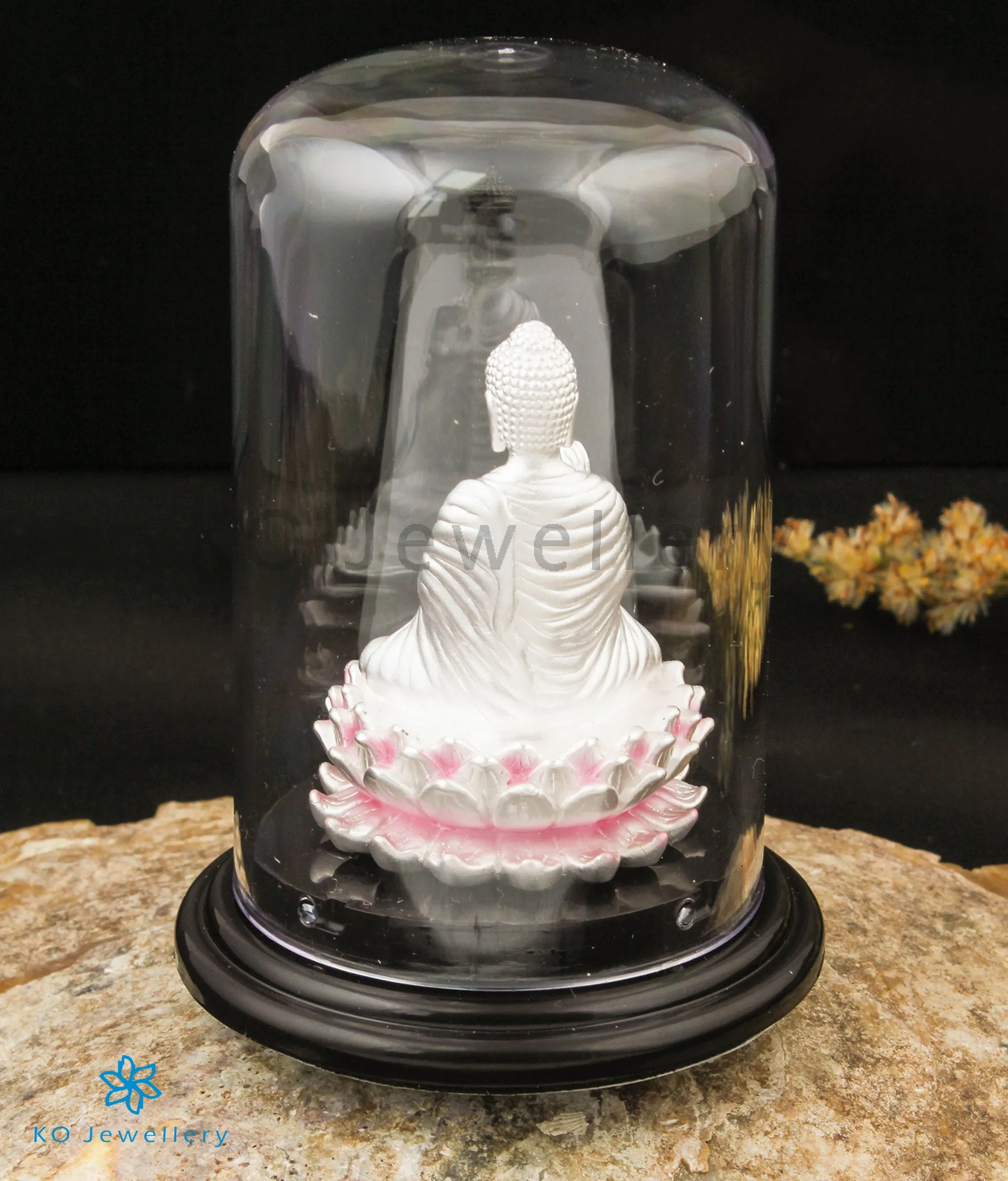 The Lord Buddha 999 Pure Silver Idol (3.5 inches)