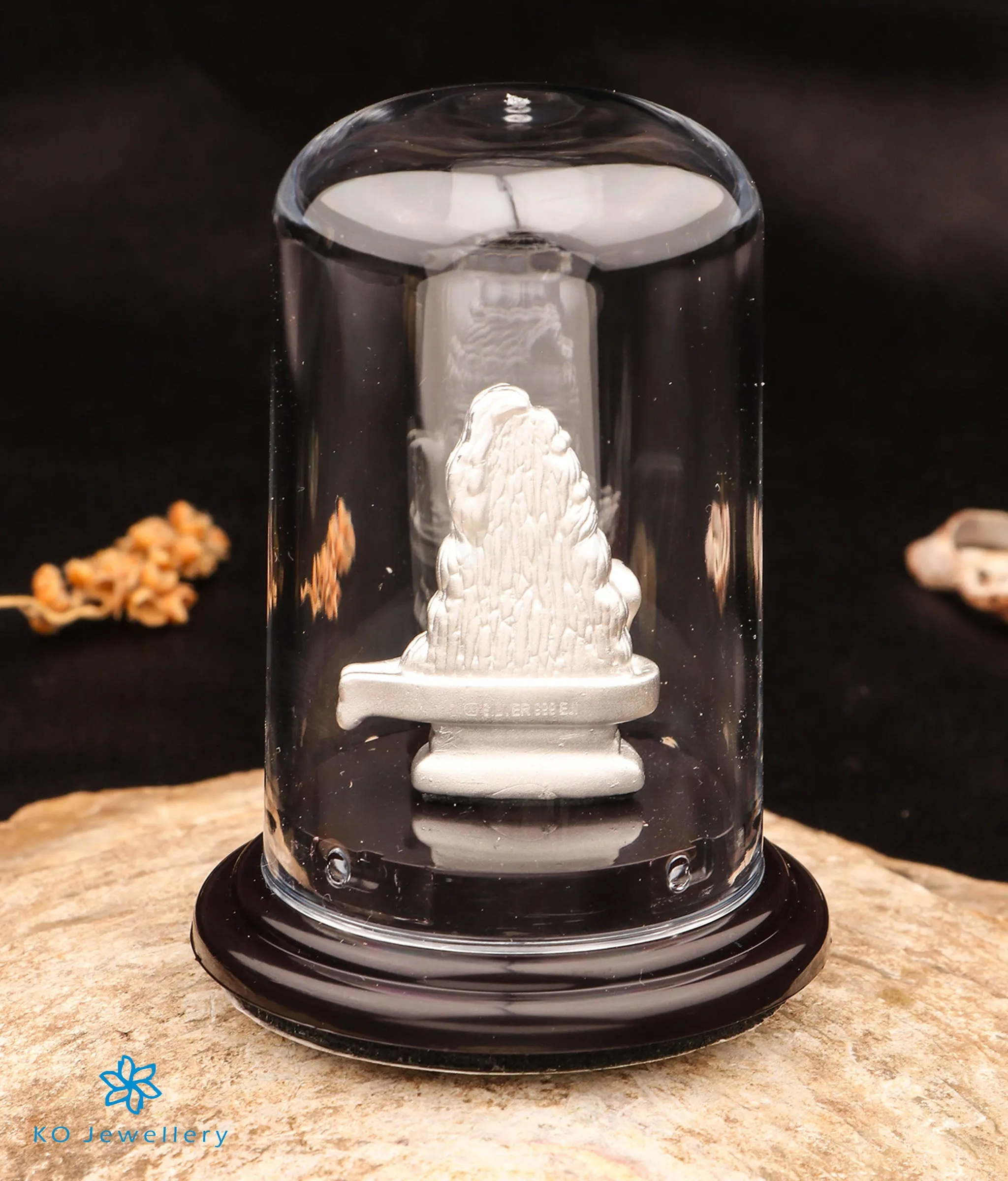 The Lord Shiva 999 Pure Silver Idol (2.75 inches)